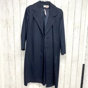 Vintage Forecaster Pea Coat Women Chest 37" Large Single Breasted Button Front